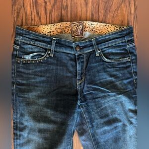 Rich & Skinny Dark Blue Straight Leg Jeans